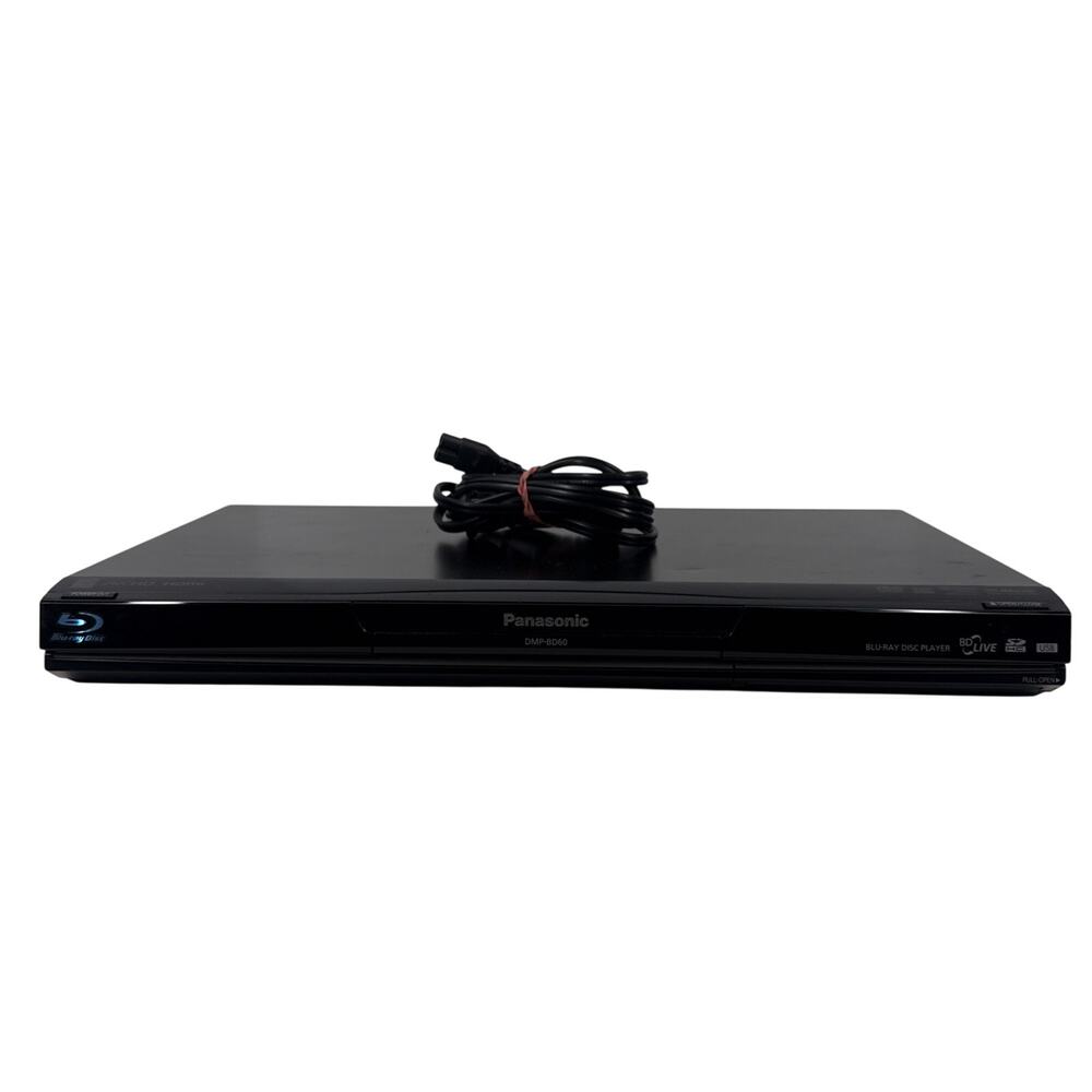 Blu-ray Player Panasonic DMP-BD60 BD-Live Black No Remote Tested working Nice